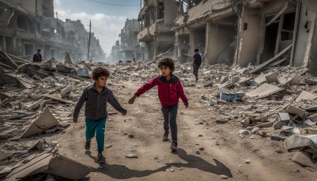 children's safety during conflict