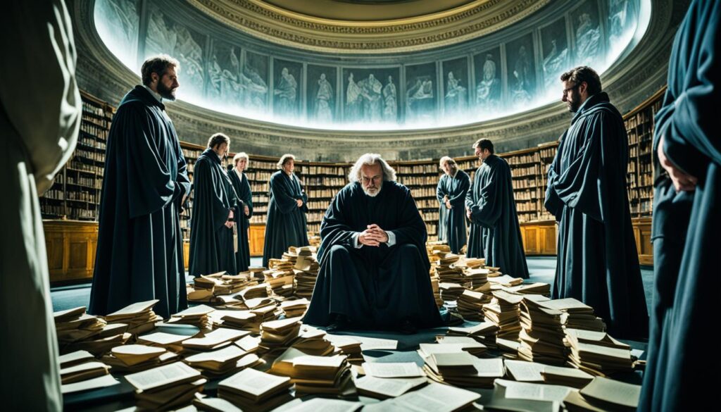 US Supreme Court Justices Deliberation
