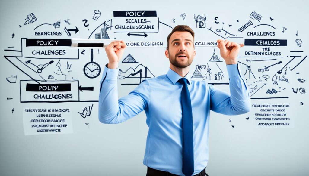 Balancing policy design challenges