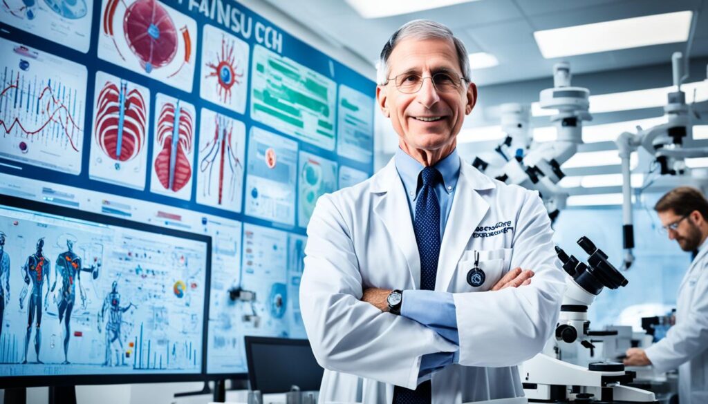 Dr. Anthony Fauci overseeing public health initiatives