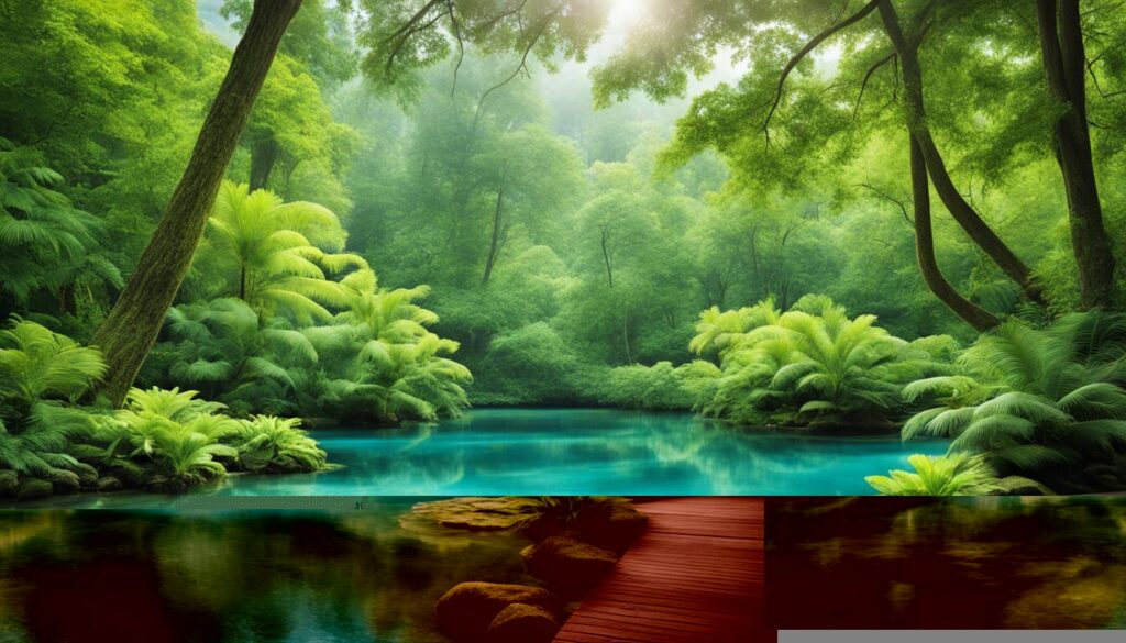 Nature scenery for stress relief