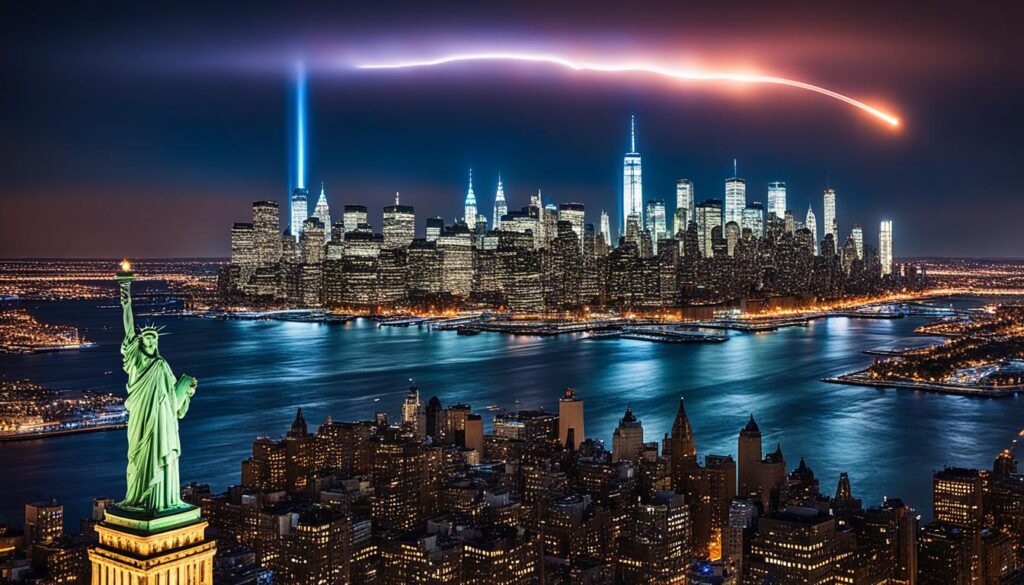 A Meteor Over the NYC Skyline