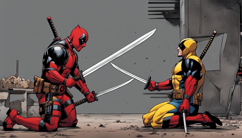 Deadpool and Wolverine behind the scenes