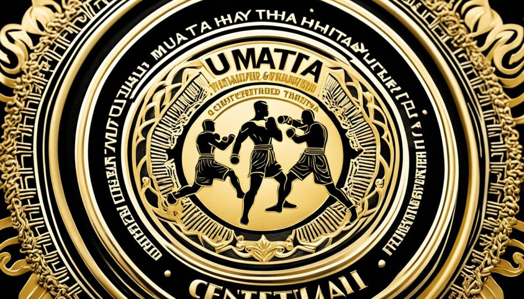 Muay Thai training certification