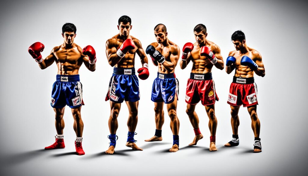 muay thai weight classes