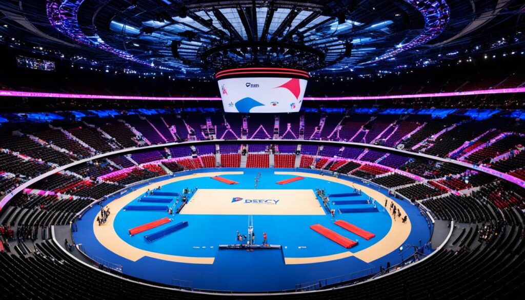 Bercy Arena for Paris 2024 gymnastics
