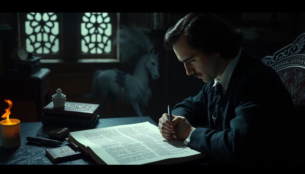 Edgar Allan Poe's literary struggles