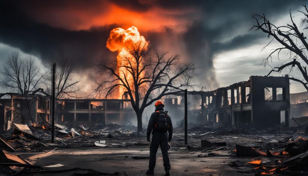 Nuclear firestorm atmospheric effects