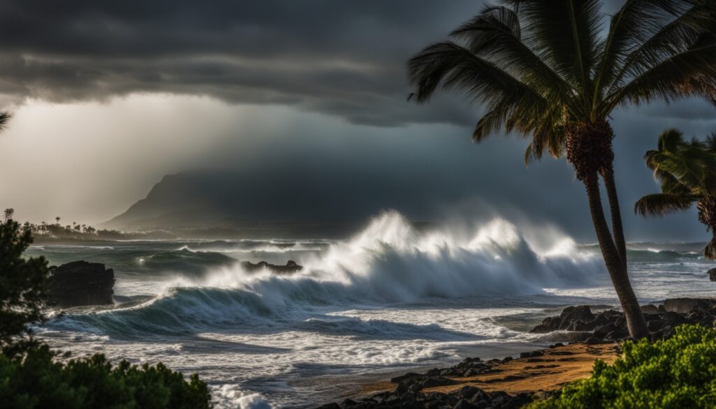 hawaii under threat of tropical storm