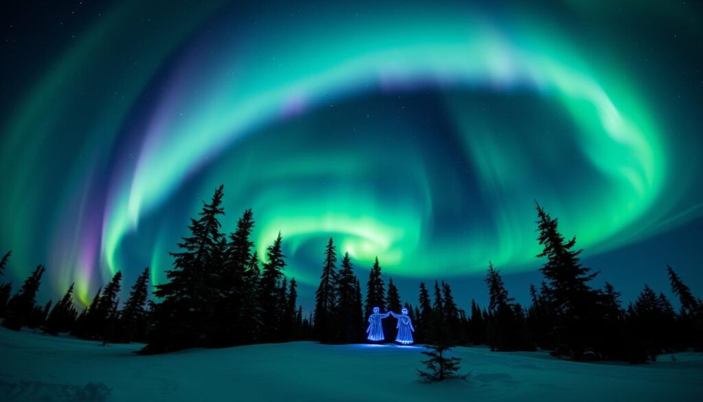 Aurora Borealis mirrie dancers