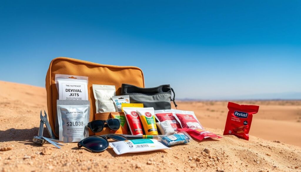 Desert survival kit essentials