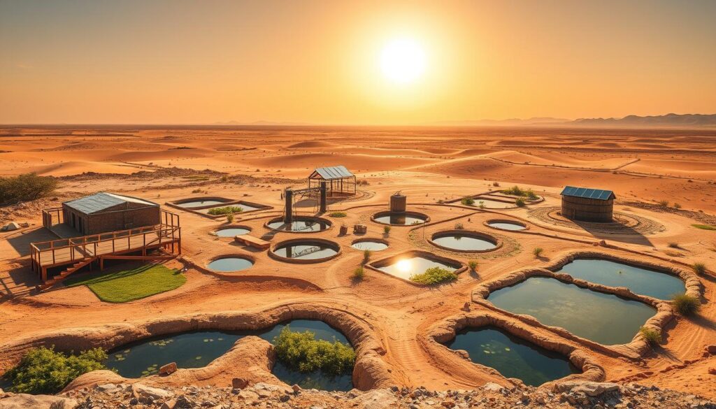 Desert water management techniques