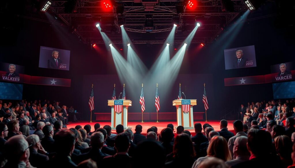 Presidential debate voter persuasion