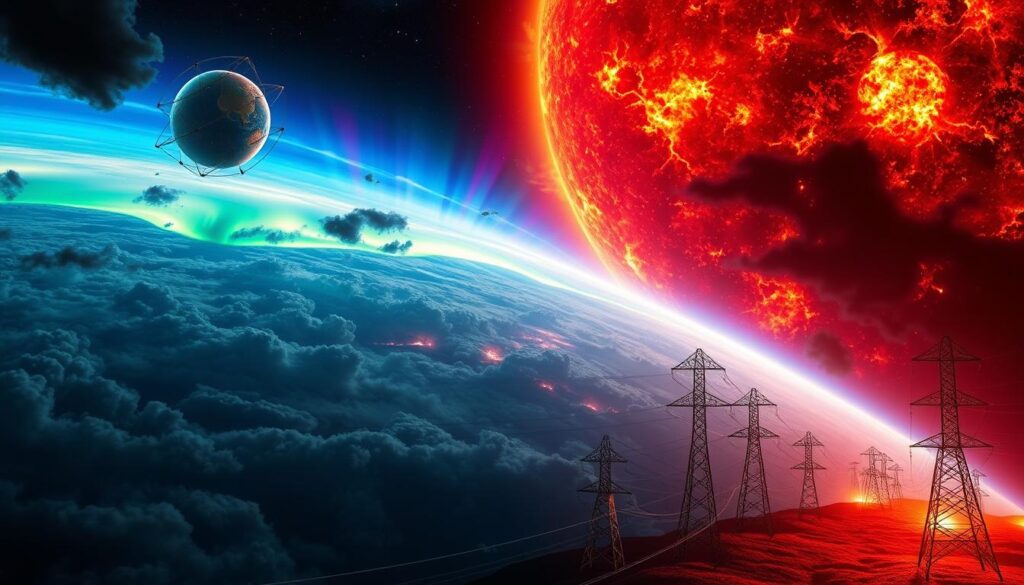 Solar storm impact on power grid