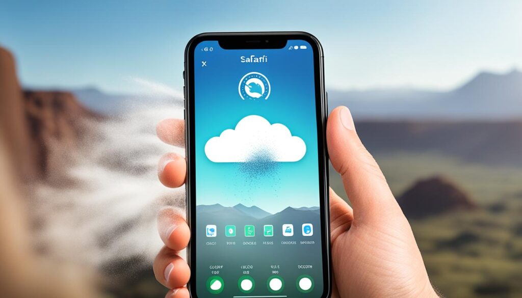 clear safari cache