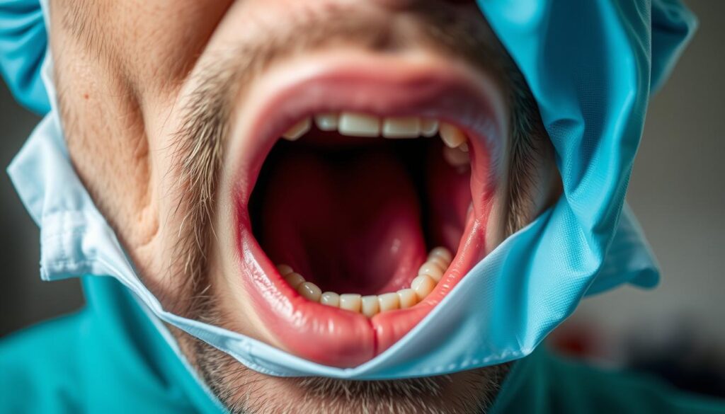 Chronic sore throat symptoms