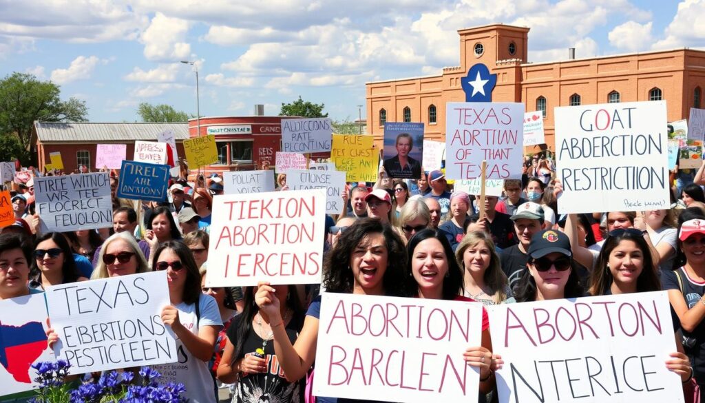 Texas abortion restrictions protest