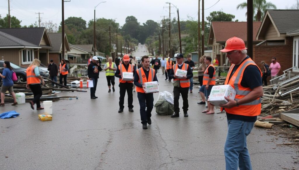 disaster relief efforts