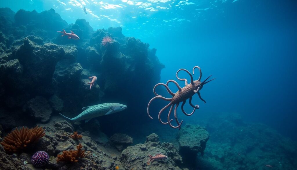 Deep-sea exploration of marine ecosystems