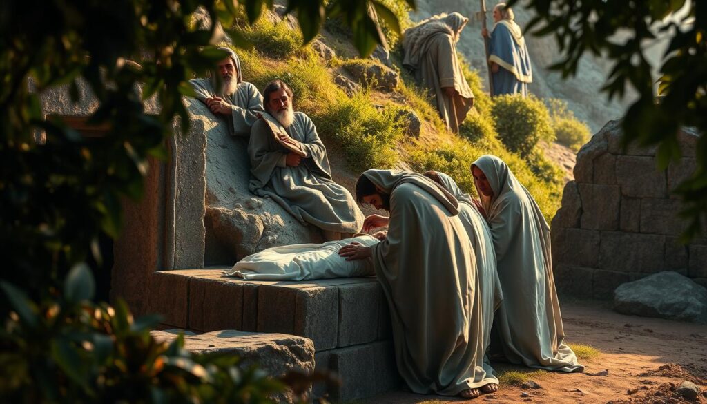 Jesus' burial at Calvary Jesus' burial at Calvary