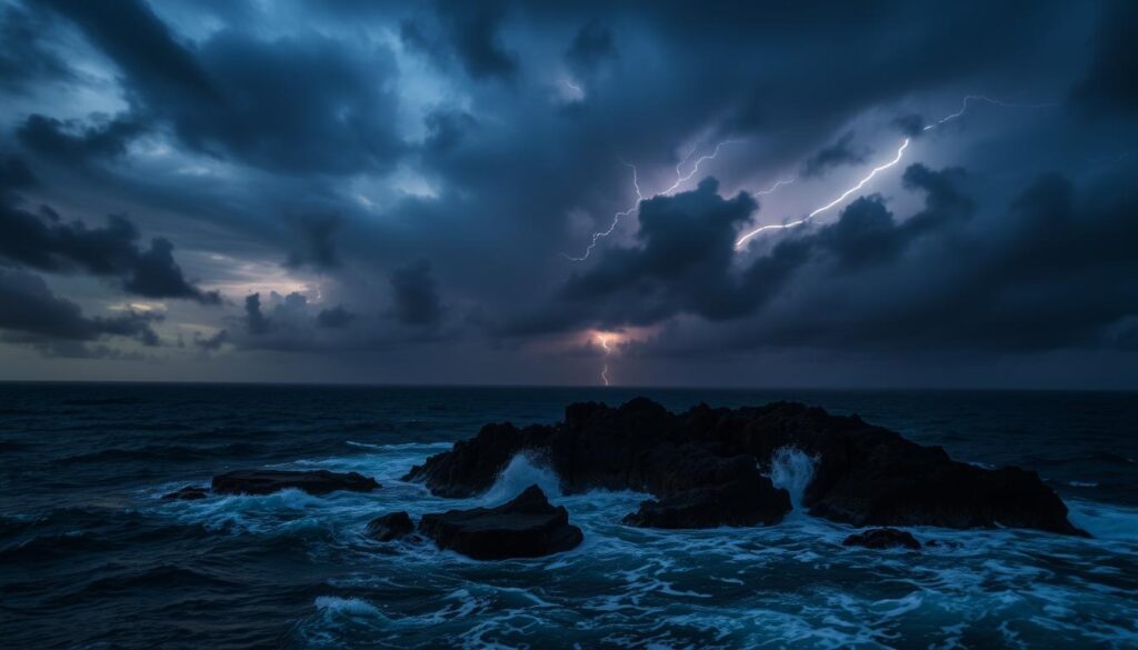 Stormy weather in the Bermuda Triangle Stormy weather in the Bermuda Triangle