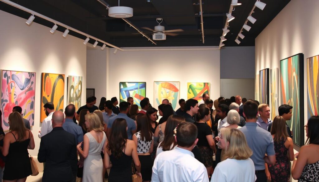art gallery openings