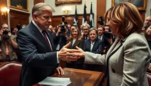 Senator Fischer's Husband Refuses Handshake with VP Harris