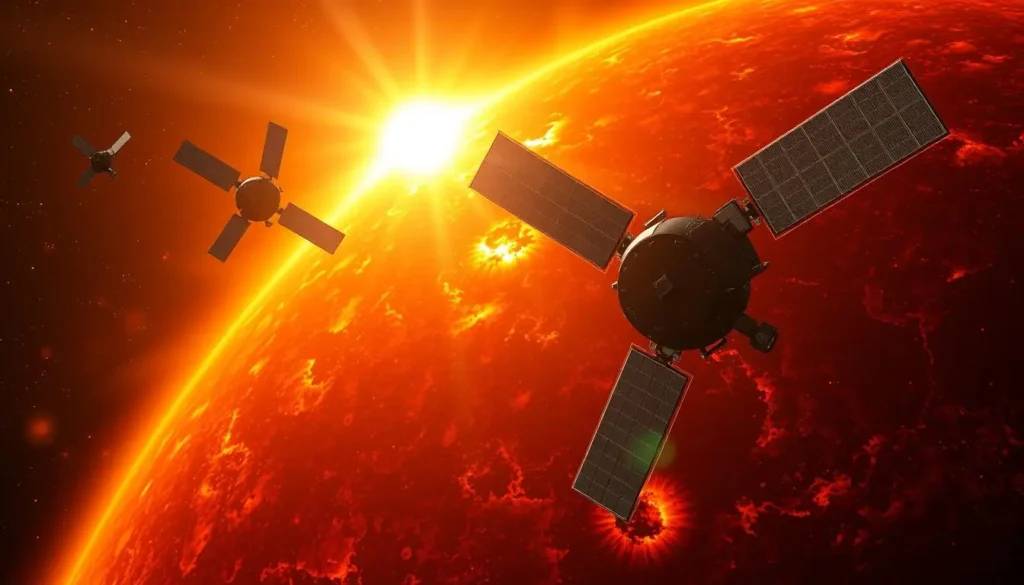 Solar monitoring satellites