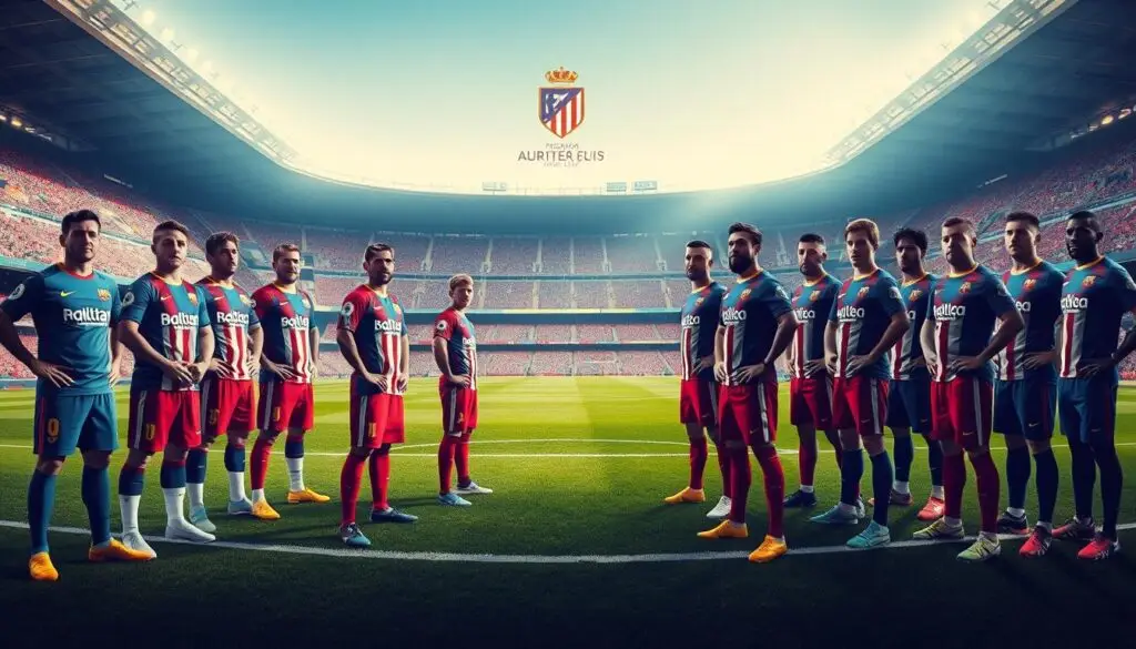 Barcelona vs Atletico lineups