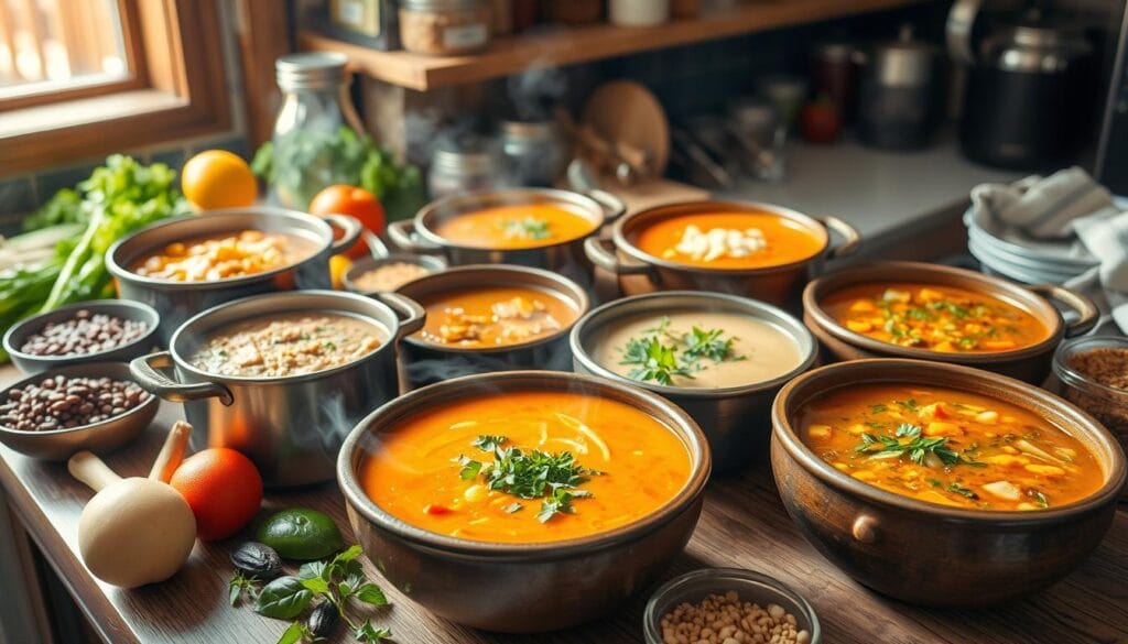 Flavorful pantry soups and stews