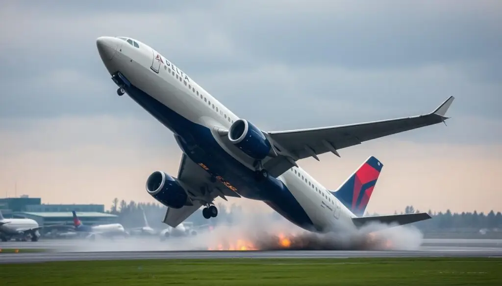 toronto delta airlines crash