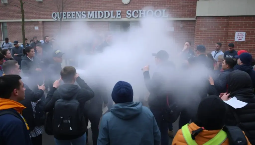 Students and Staff Pepper Sprayed at Queens Middle School