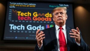 Trump Spares Tech Goods from Tariffs on All Nations - international trade policies