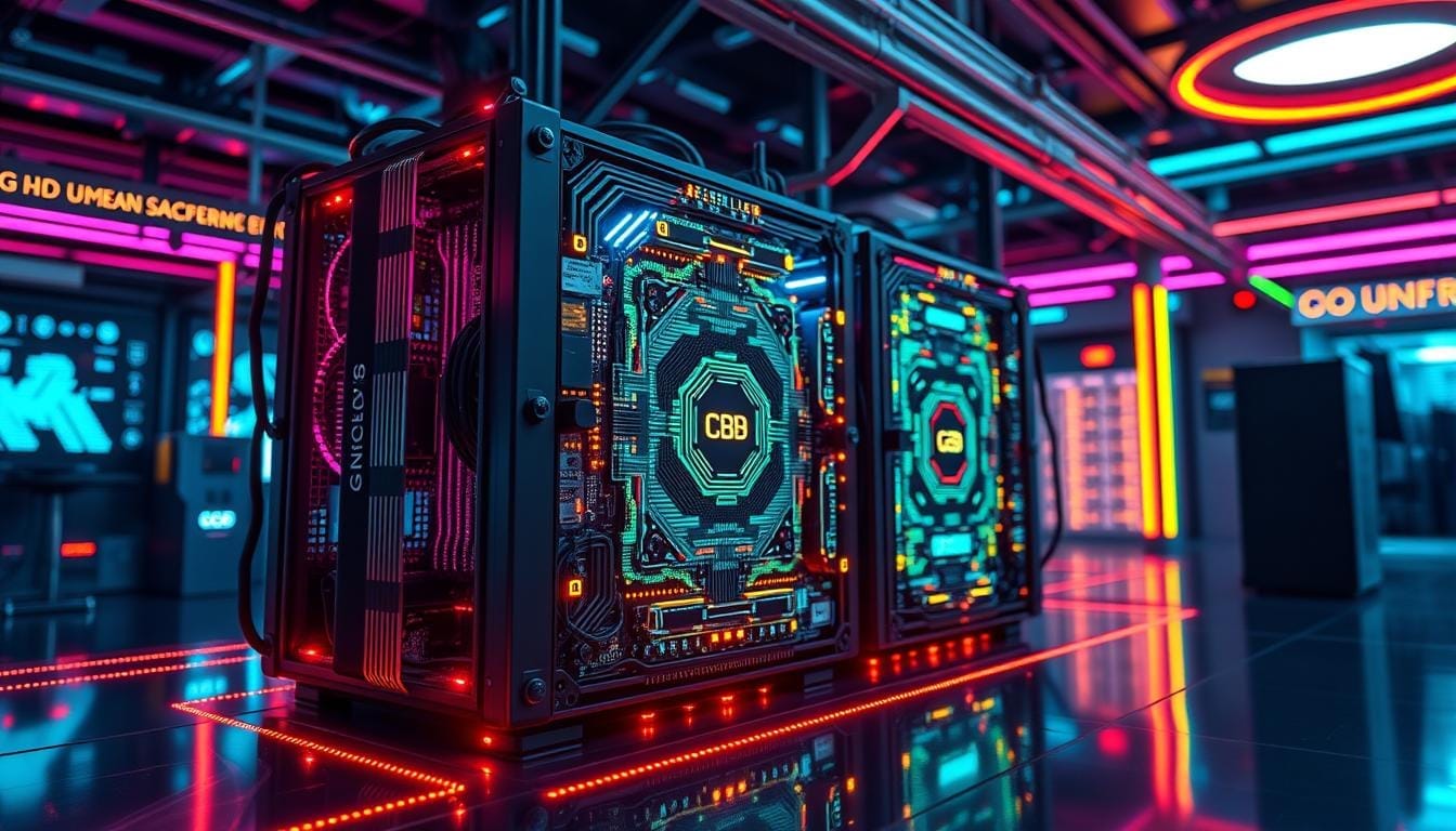 A high-tech cityscape of the future, bathed in a warm, golden glow. In the foreground, sleek, hovering vehicles and towering skyscrapers with curved, mirrored facades reflect the bustling activity below. The middle ground features state-of-the-art robotics and autonomous systems, showcasing the latest advancements in automation and artificial intelligence. In the background, a vibrant, holographic display illuminates the sky, projecting cutting-edge technology and innovative breakthroughs that are revolutionizing the industry. The scene conveys a sense of awe, progress, and the boundless potential of the technology sector. Top Stories may 3rd 2025