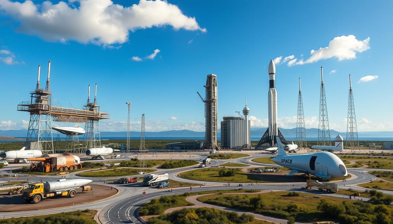 Vast, expansive space filled with shimmering stars, nebulae, and distant galaxies. In the foreground, a sleek, futuristic spacecraft soars gracefully, its metallic hull gleaming under the celestial lights. Towering rocket boosters ignite, propelling the craft higher into the inky blackness, toward undiscovered wonders. The background is a tapestry of swirling, colorful clouds of interstellar gas and dust, hinting at the mysteries of the cosmos. Crisp, high-resolution details, cinematic lighting, and a palpable sense of adventure and discovery permeate the scene, creating a captivating, awe-inspiring image of space exploration. Top Stories may 3rd 2025